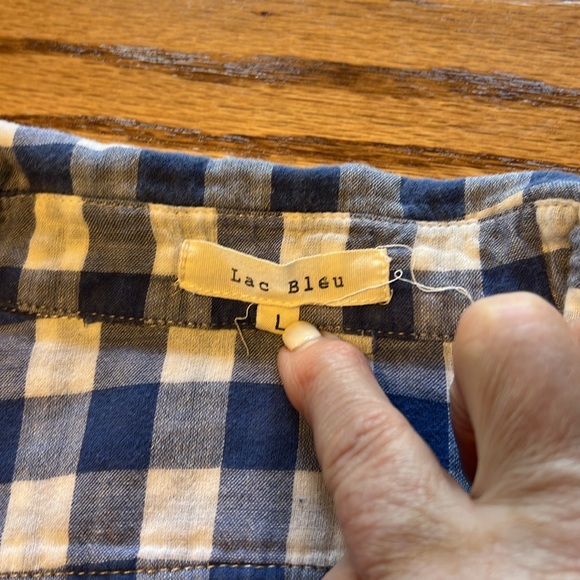 Lac Bleu tunic top. Large - Picture 3 of 5